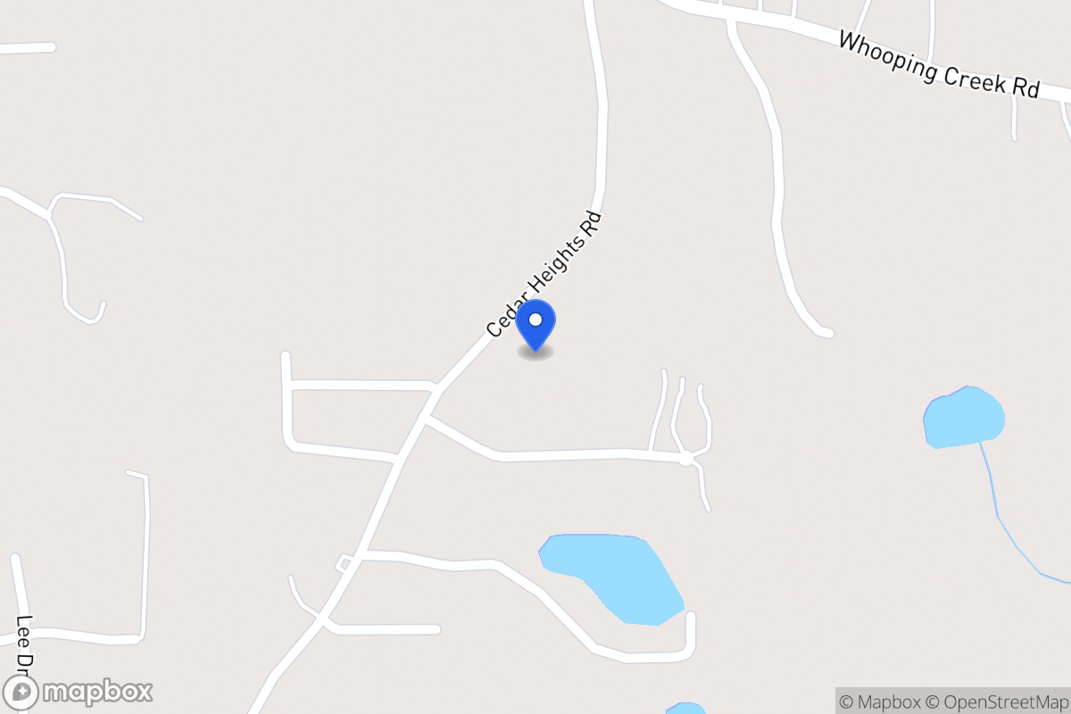 Map of 168 Cedar Heights Rd