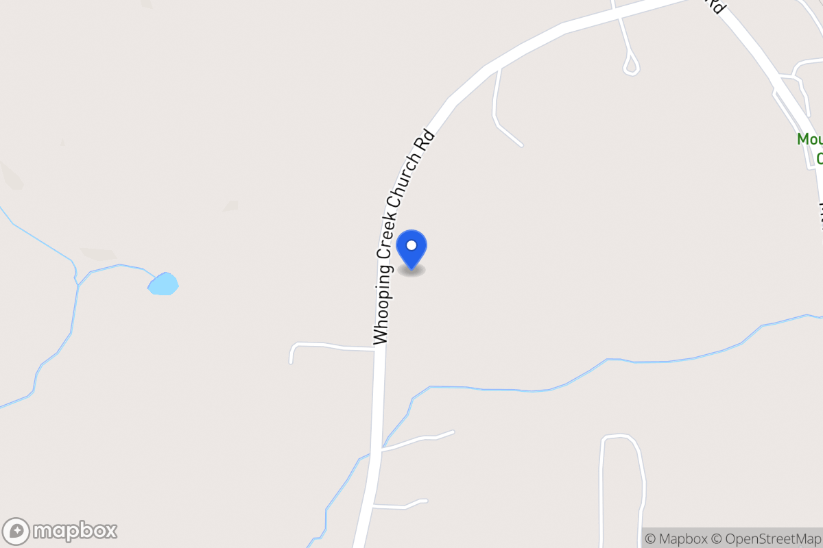 Map of 870 Whooping Creek Church Rd