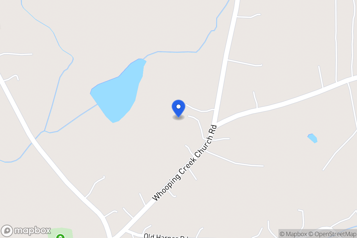 Map of 1099 Whooping Creek Church Rd