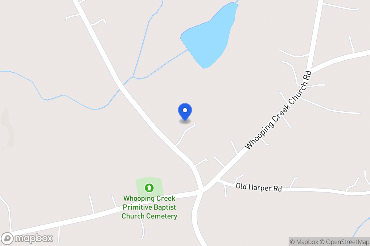 Map of 1410 Whooping Creek Rd