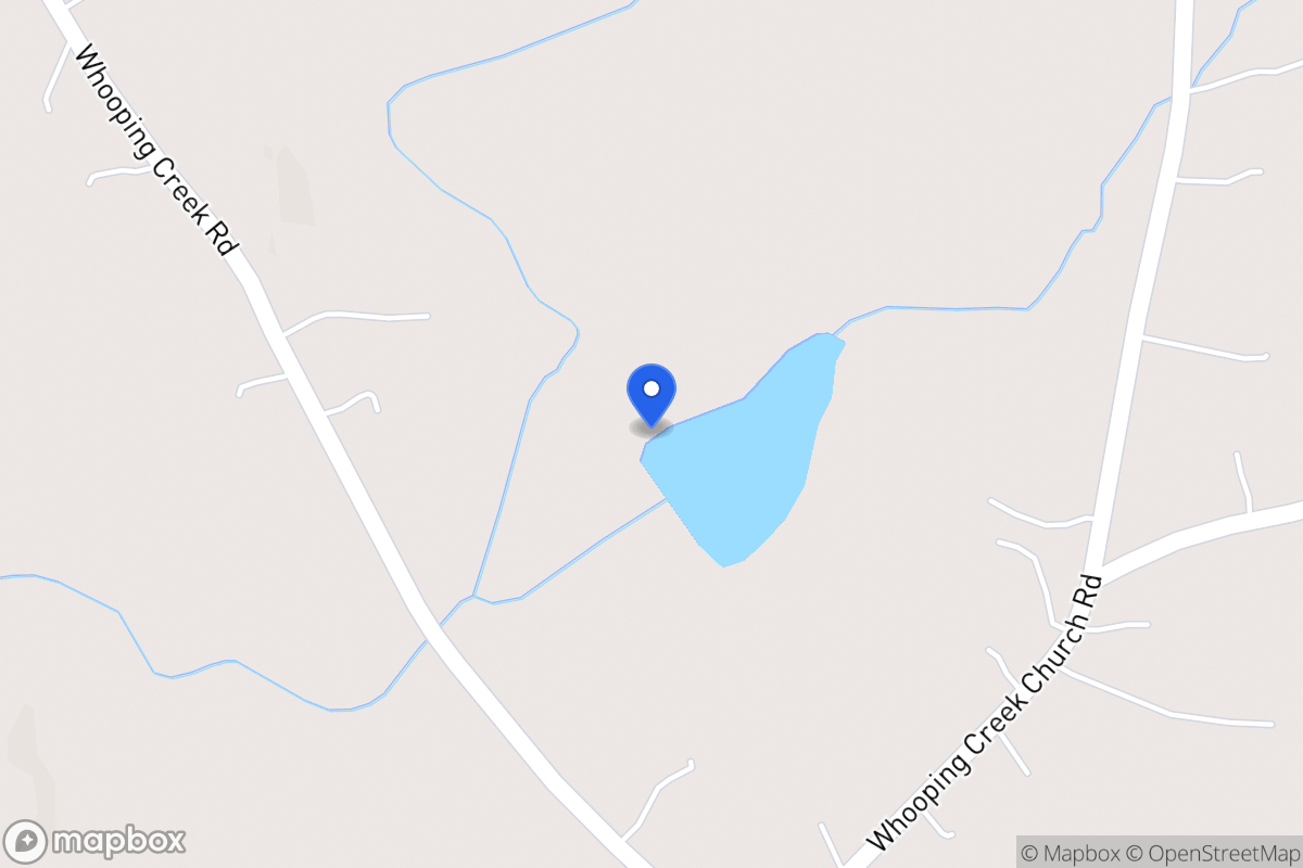 Map of 1380 Whooping Creek Rd