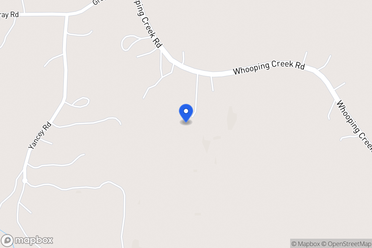 Map of 927 Whooping Creek Rd