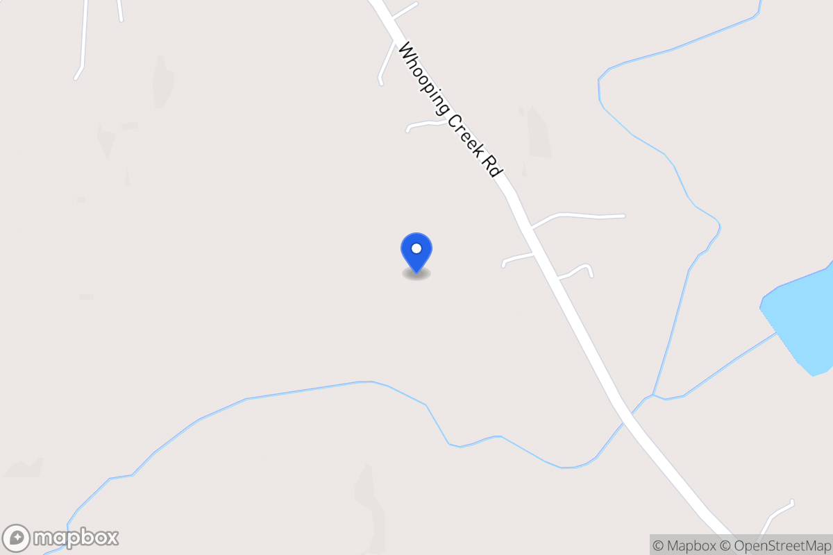 Map of 1233 Whooping Creek Rd