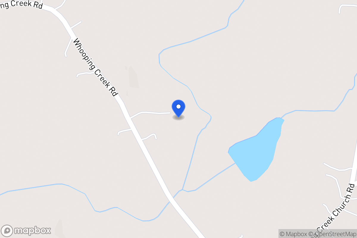 Map of 1230 Whooping Creek Rd
