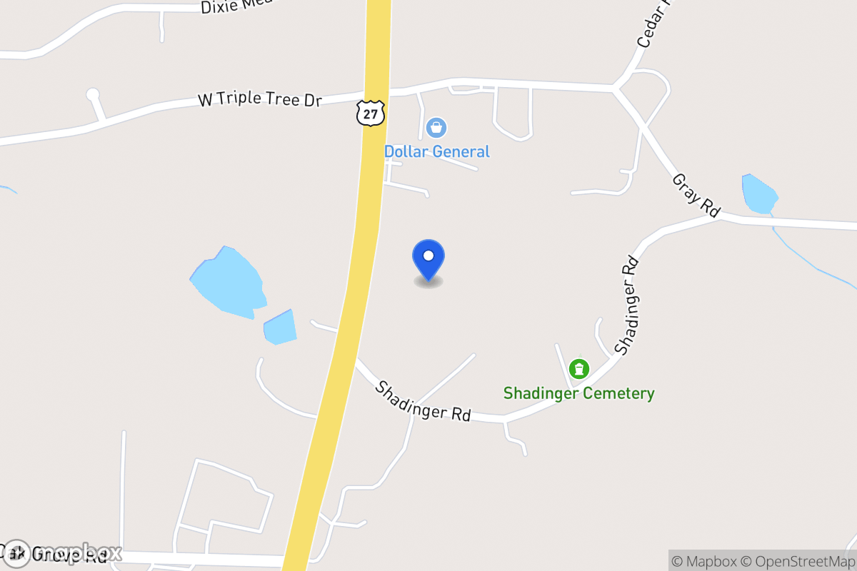 Map of 2418 S 27 Hwy