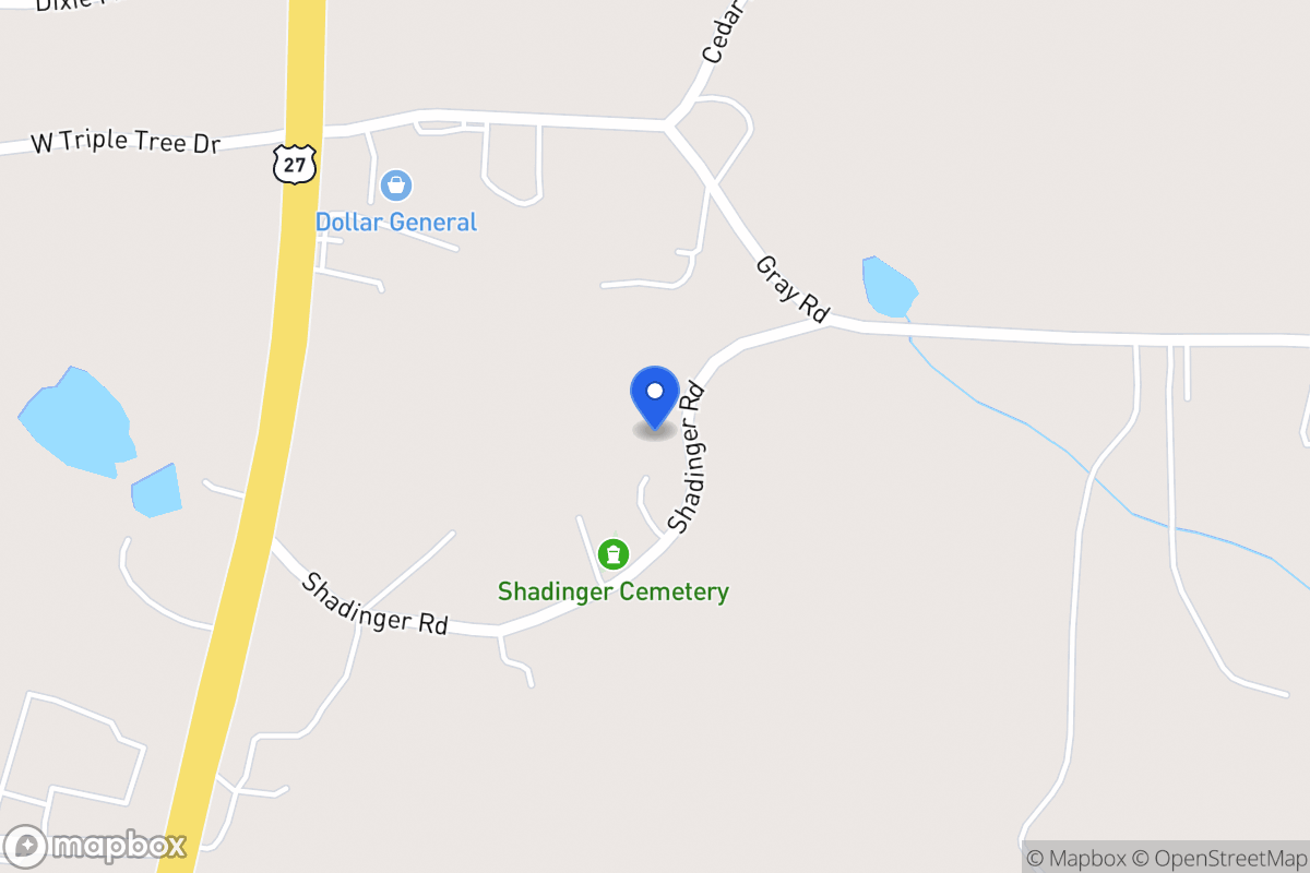 Map of 150 Shadinger Rd