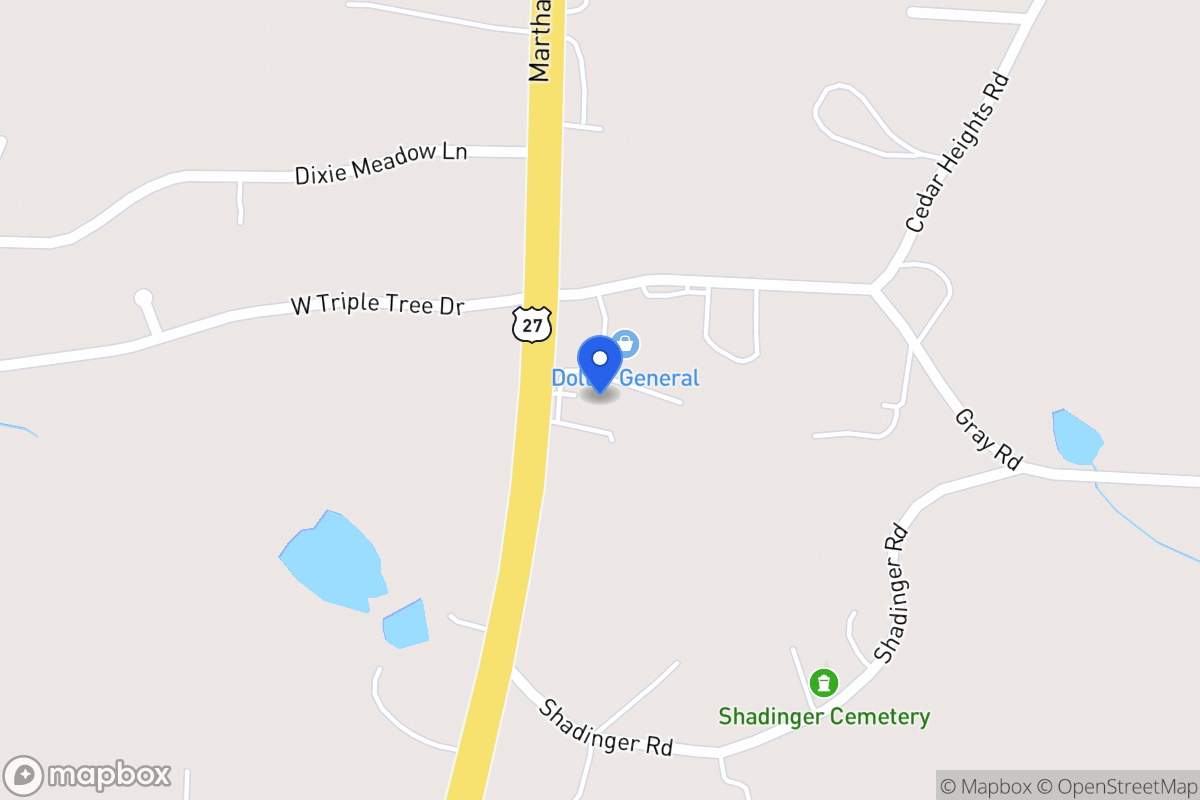 Map of 2352 S 27 Hwy