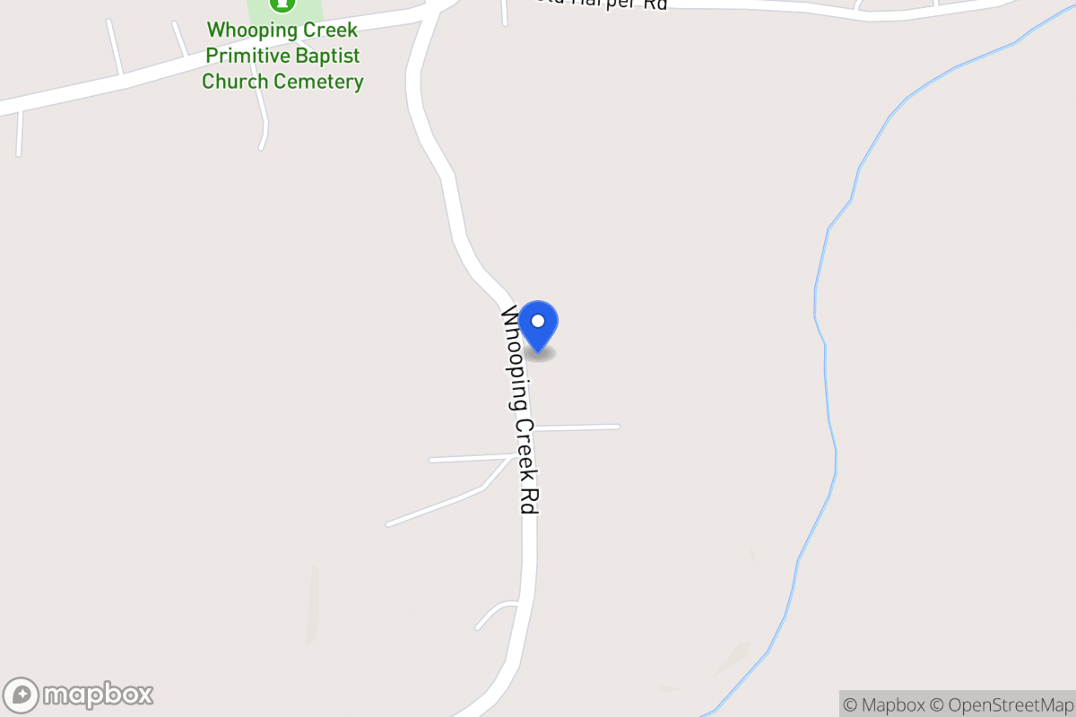 Map of 1610 Whooping Creek Rd