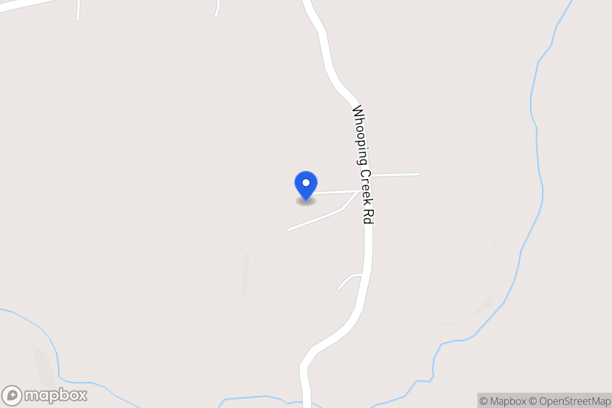 Map of 1643 Whooping Creek Rd