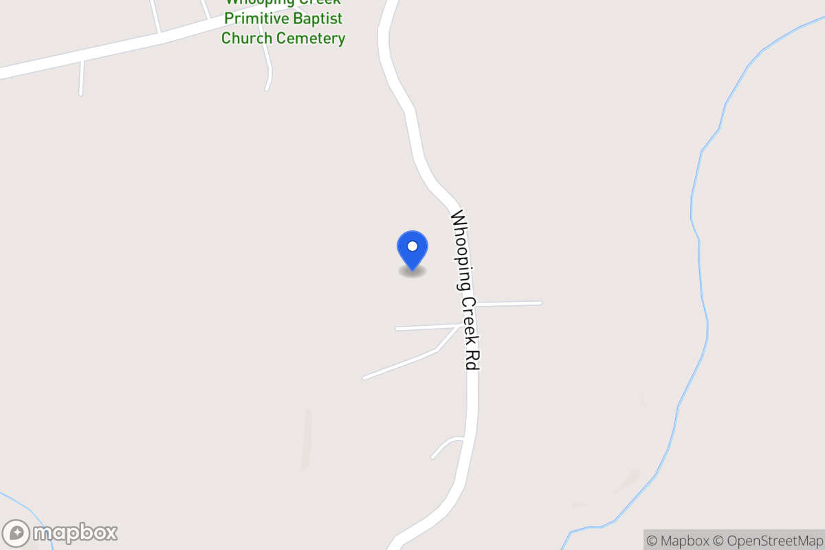 Map of 1597 Whooping Creek Rd