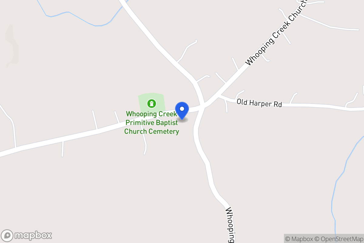 Map of 1266 Whooping Creek Church Rd