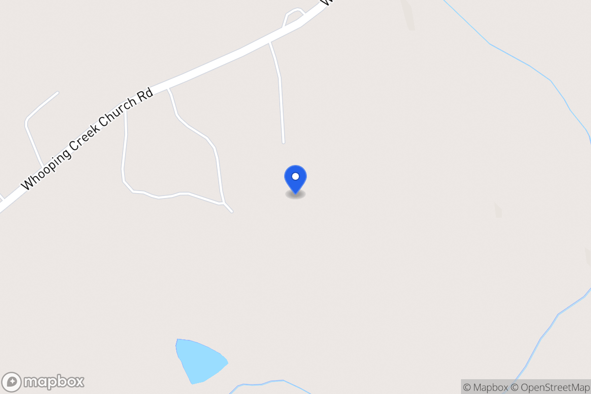 Map of 1868 Whooping Creek Church Rd