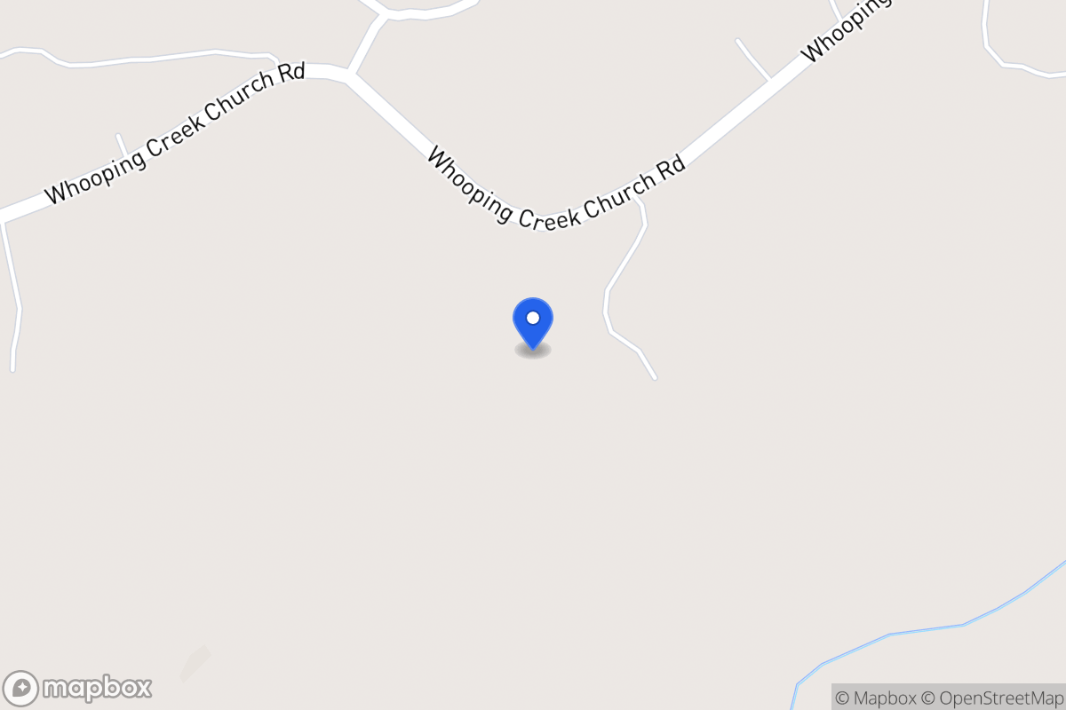Map of 2096 Whooping Creek Church Rd