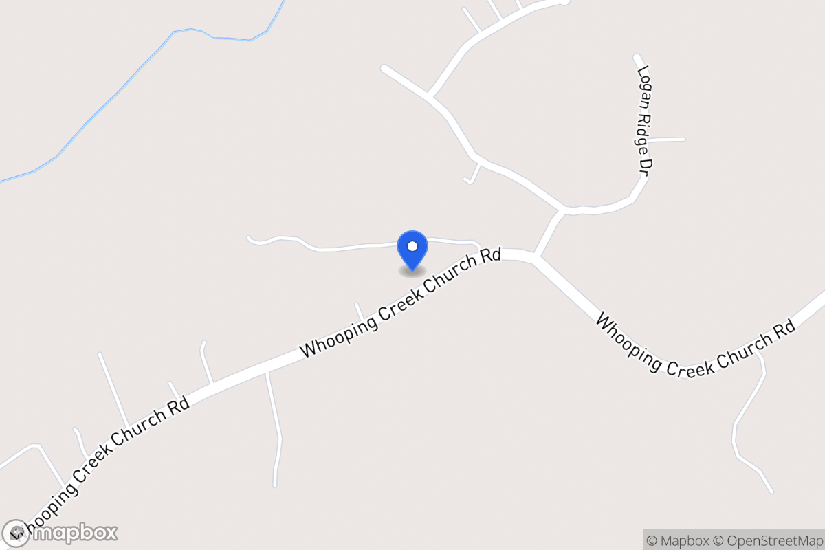 Map of 2219 Whooping Creek Church Rd