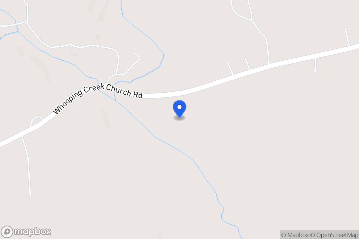 Map of 1552 Whooping Creek Church Rd