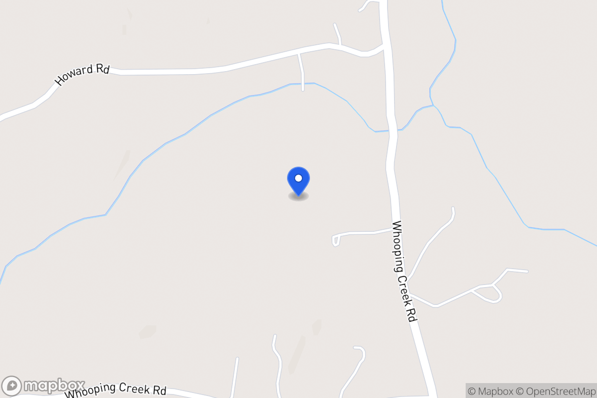 Map of 1975 Whooping Creek Rd