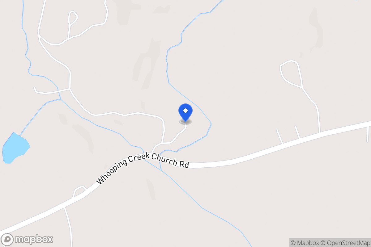 Map of 1639 Whooping Creek Church Rd