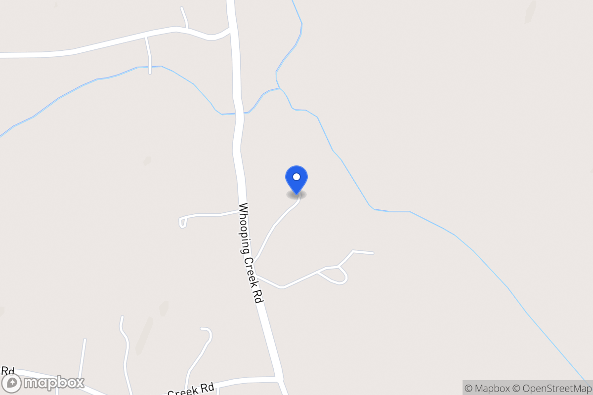 Map of 2002 Whooping Creek Rd
