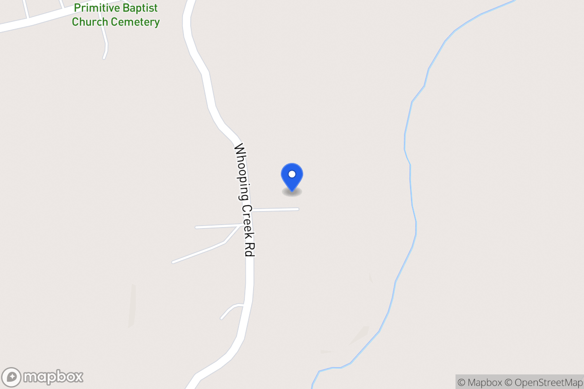 Map of 1602 Whooping Creek Rd