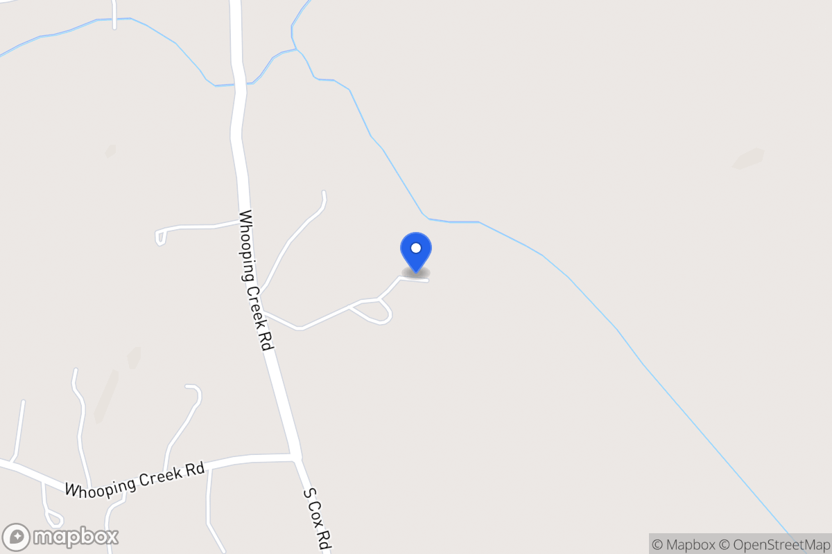 Map of 2010 Whooping Creek Rd