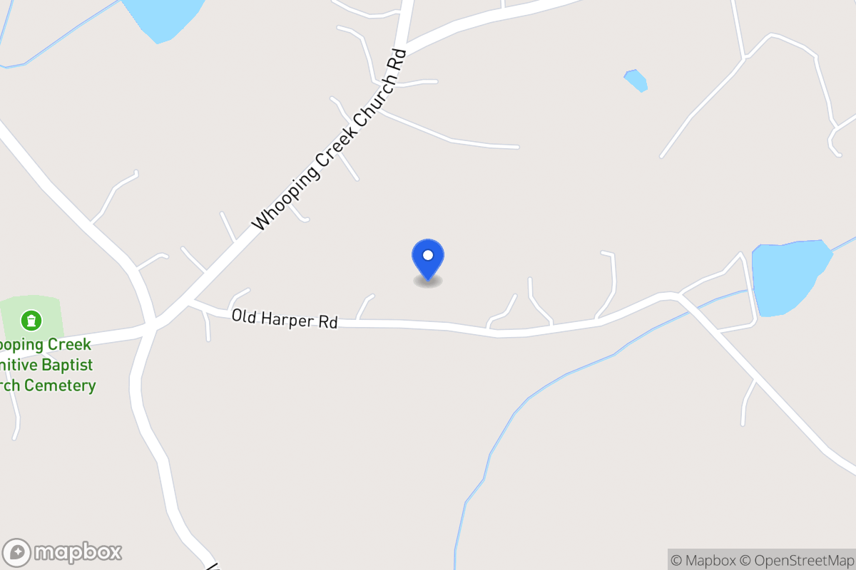 Map of 82 Old Harper Rd
