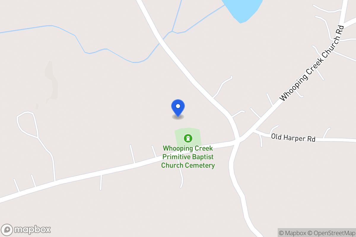 Map of 1349 Whooping Creek Rd