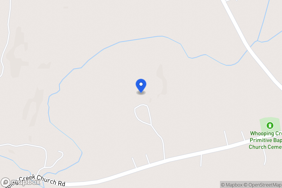 Map of 1465 Whooping Creek Church Rd