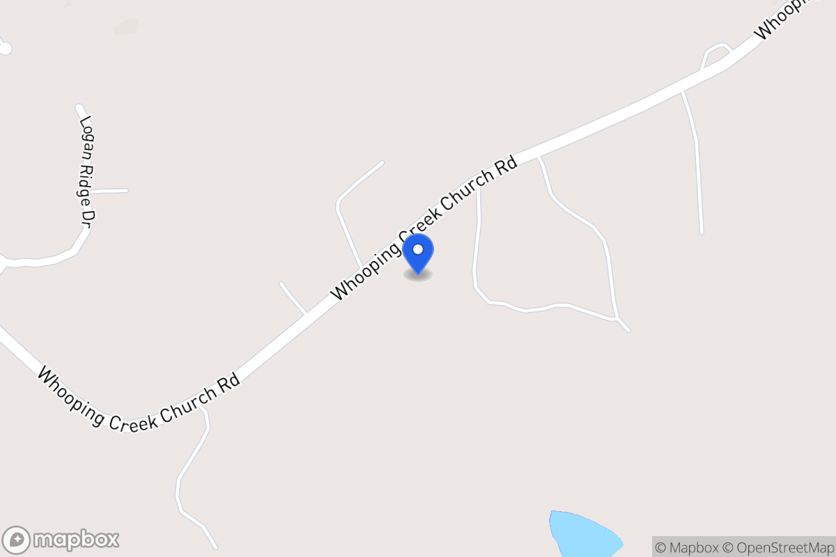Map of 1874 Whooping Creek Church Rd