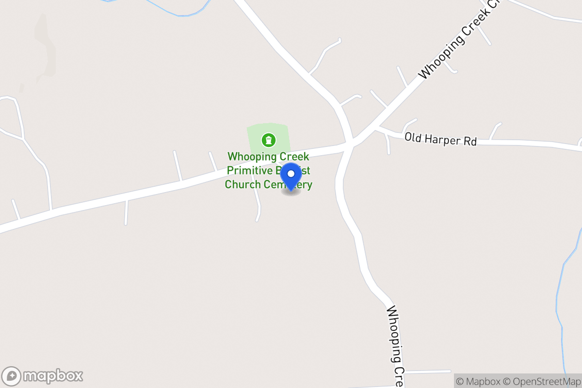 Map of 1324 Whooping Creek Rd