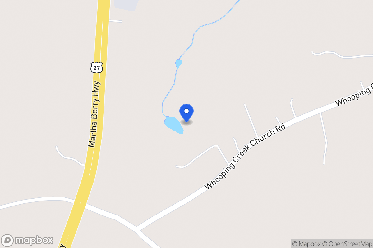 Map of 2405 Whooping Creek Church Rd