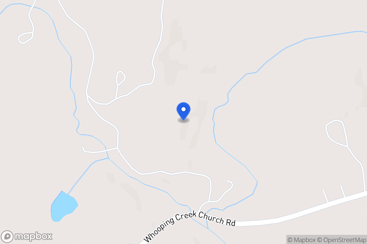 Map of 1651 Whooping Creek Church Rd