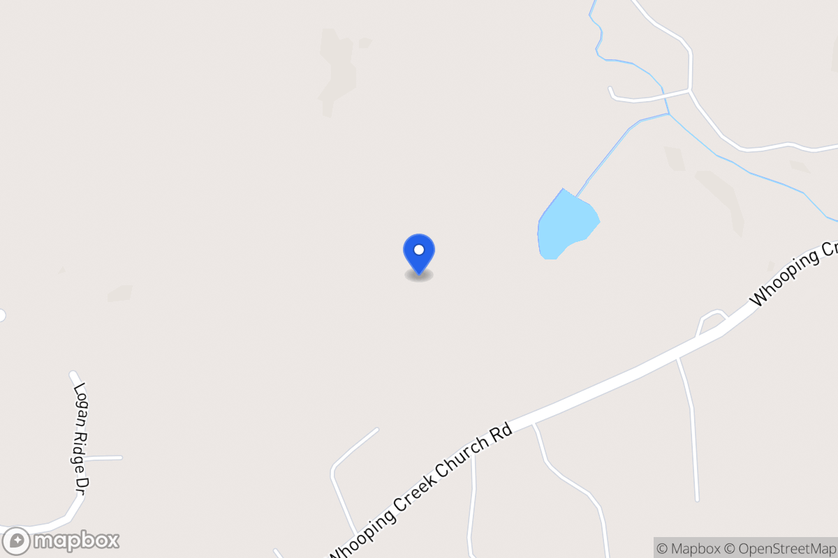 Map of 1815 Whooping Creek Church Rd
