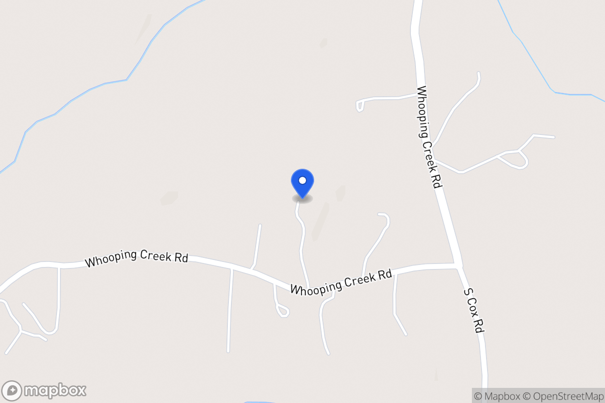 Map of 2197 Whooping Creek Rd