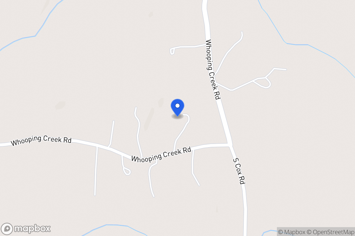 Map of 2163 Whooping Creek Rd