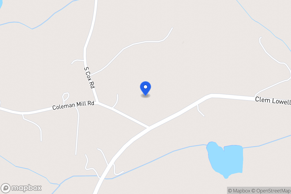 Map of 2481 Clem Lowell Rd