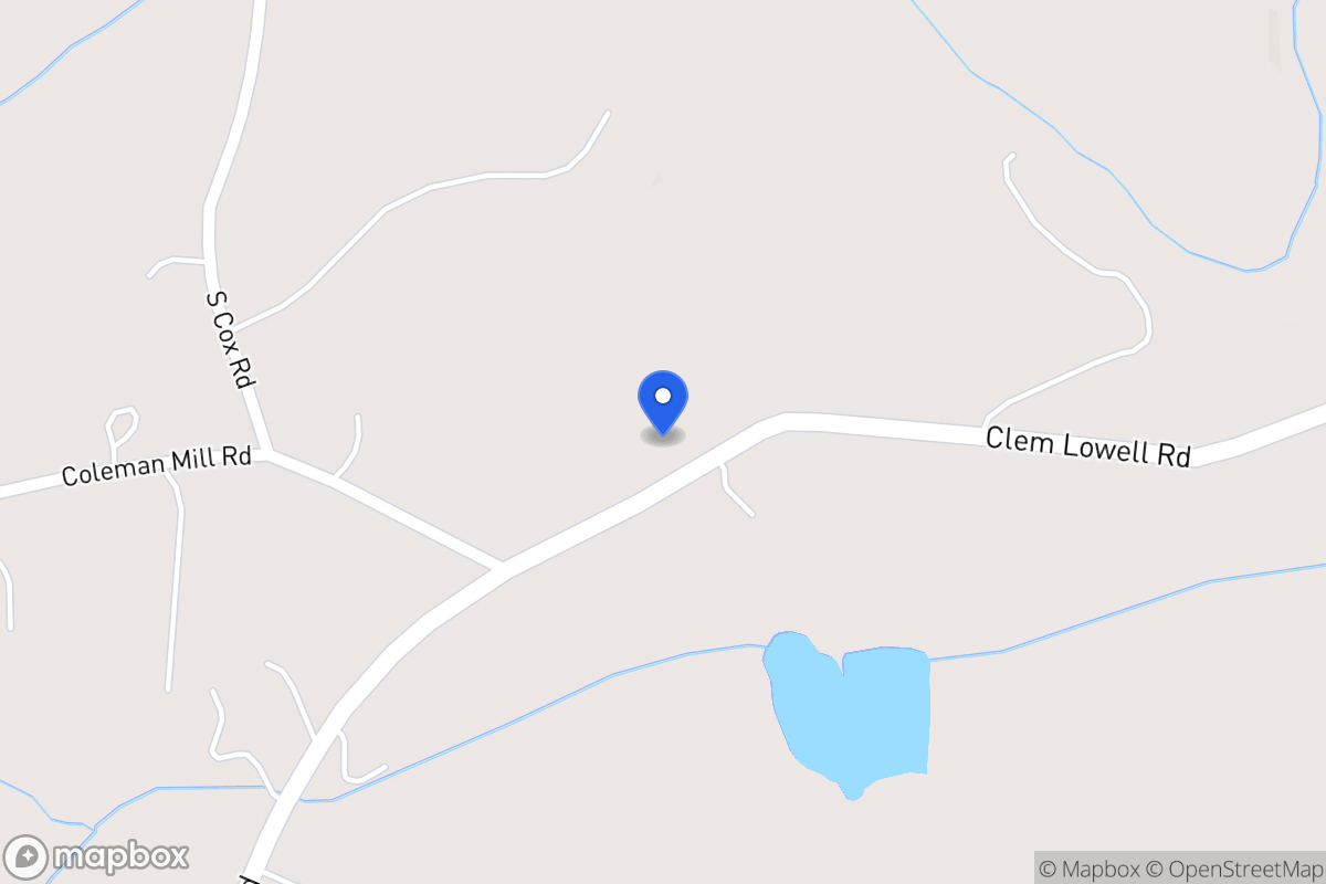 Map of 2439 Clem Lowell Rd