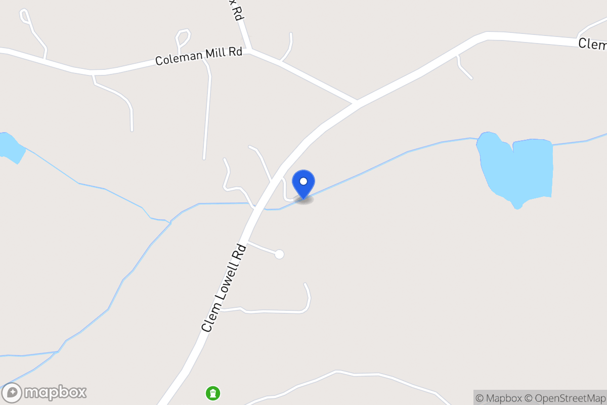Map of 2558 Clem Lowell Rd