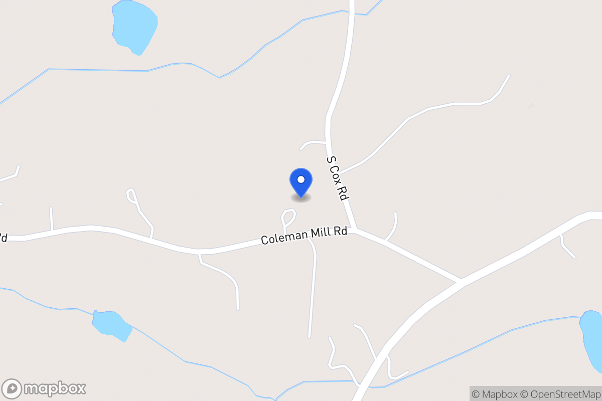 Map of 736 Coleman Mill Rd