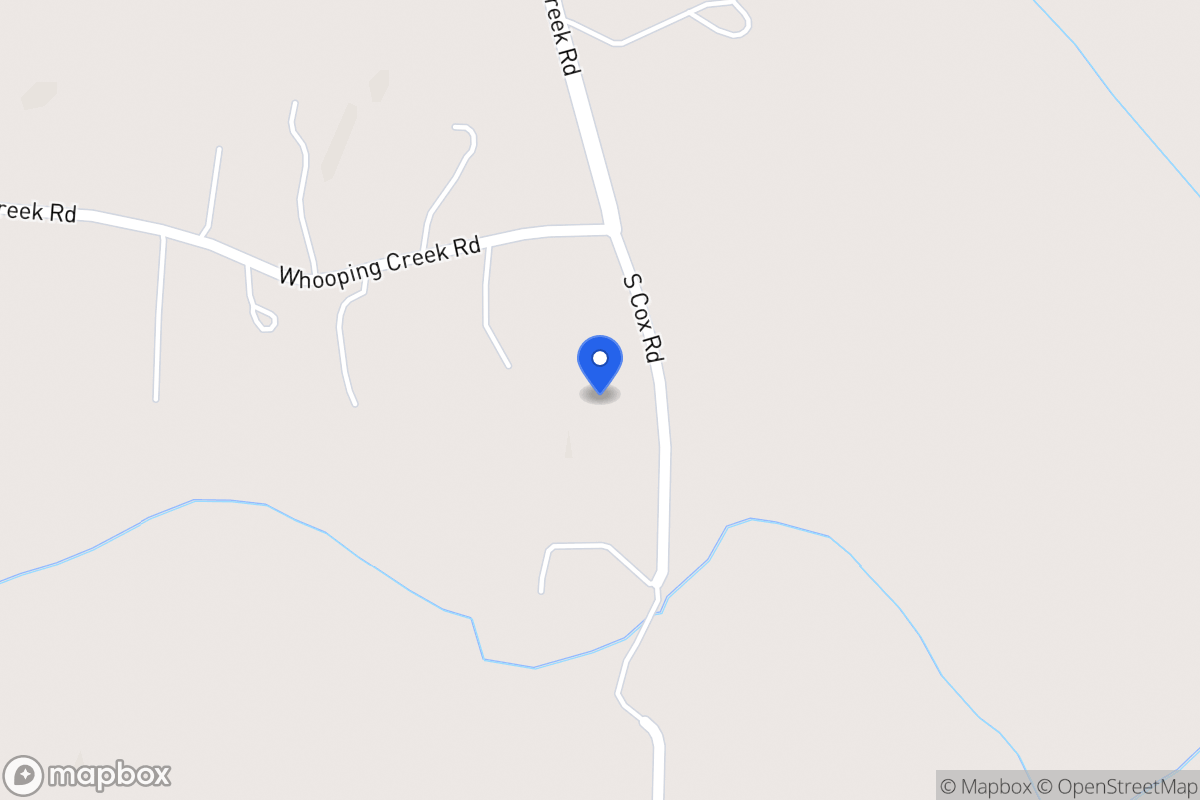 Map of 2120 Whooping Creek Rd