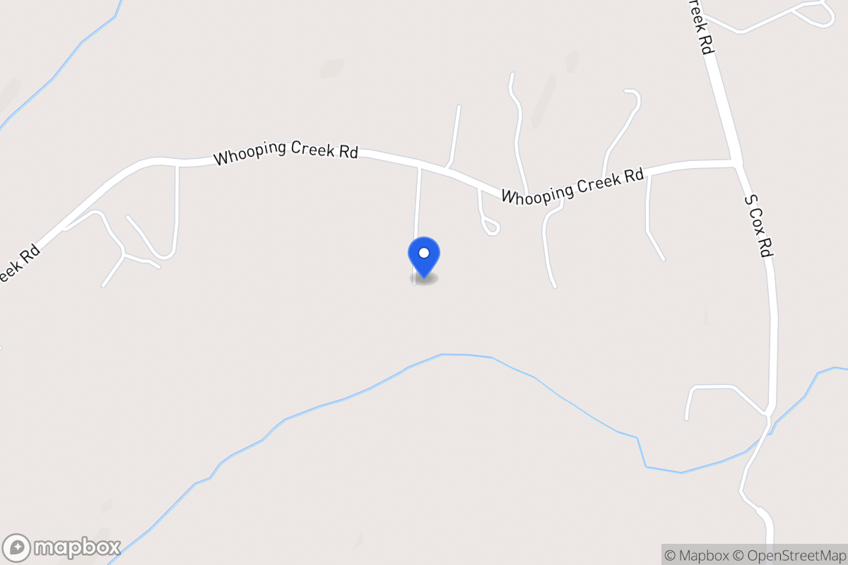 Map of 2254 Whooping Creek Rd