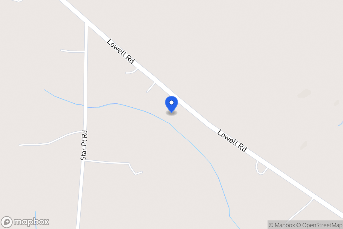 Map of 323 Lowell Rd