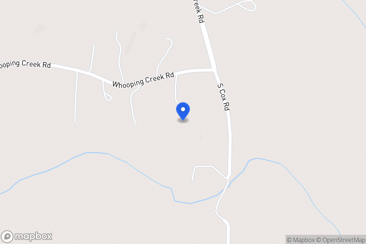 Map of 2140 Whooping Creek Rd