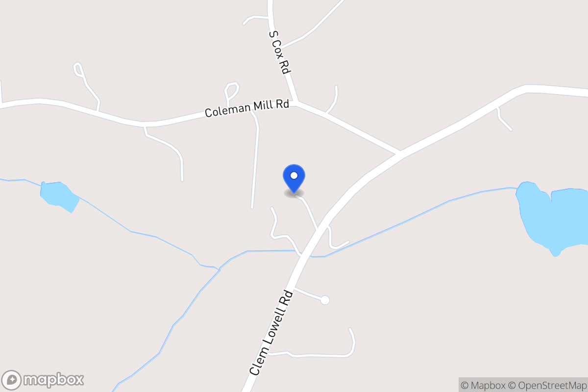 Map of 2571 Clem Lowell Rd
