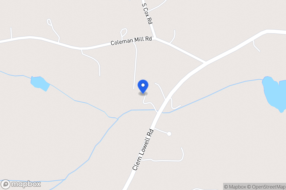 Map of 2591 Clem Lowell Rd