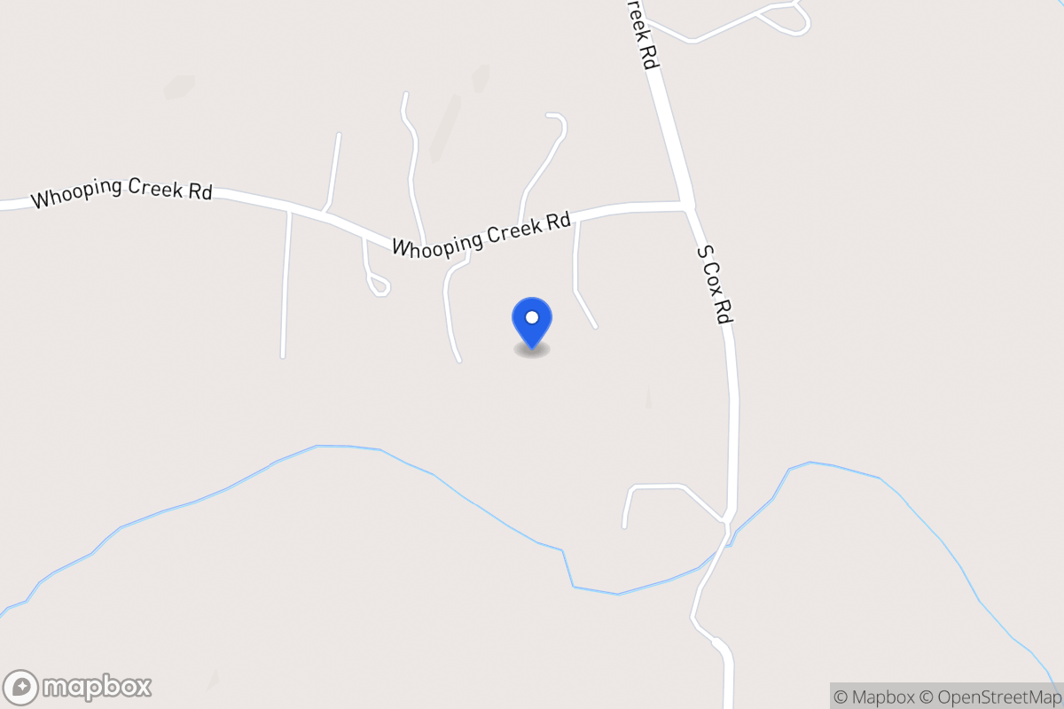 Map of 2160 Whooping Creek Rd