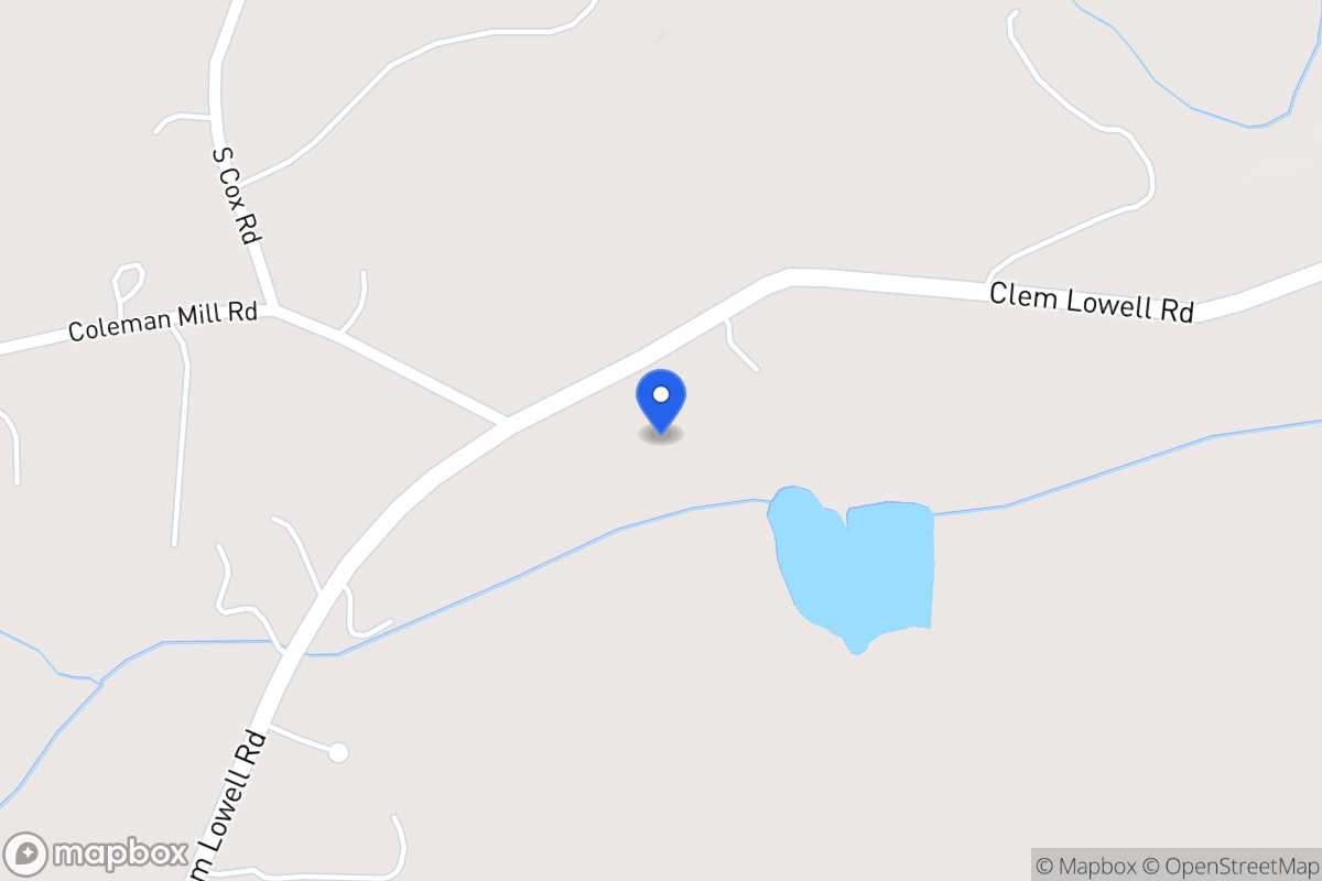 Map of Clem Lowell Rd