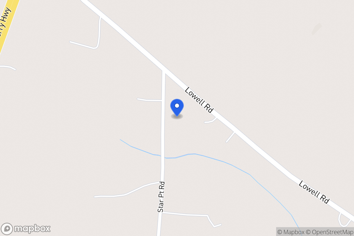 Map of 38 Star Point Rd