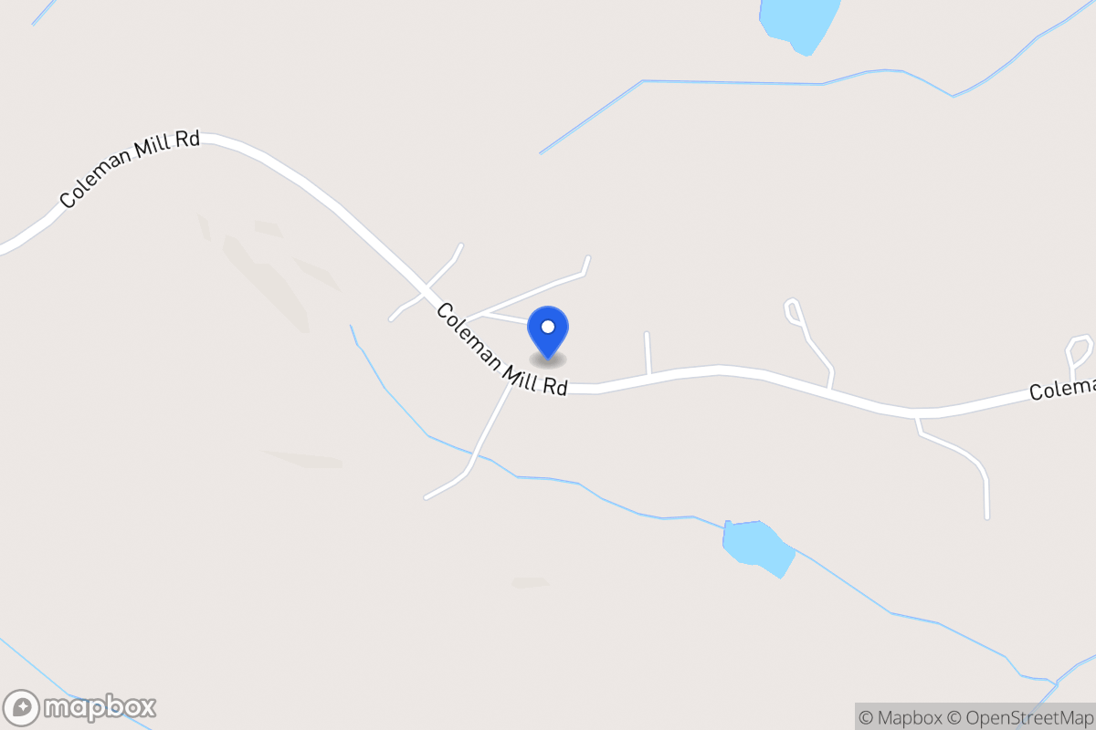 Map of Coleman Mill Rd