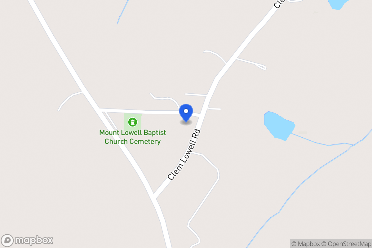 Map of 2991 Clem Lowell Rd