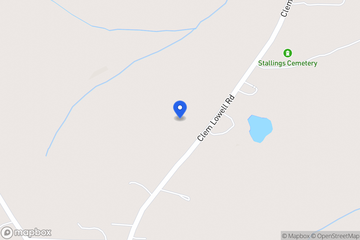 Map of 2825 Clem Lowell Rd